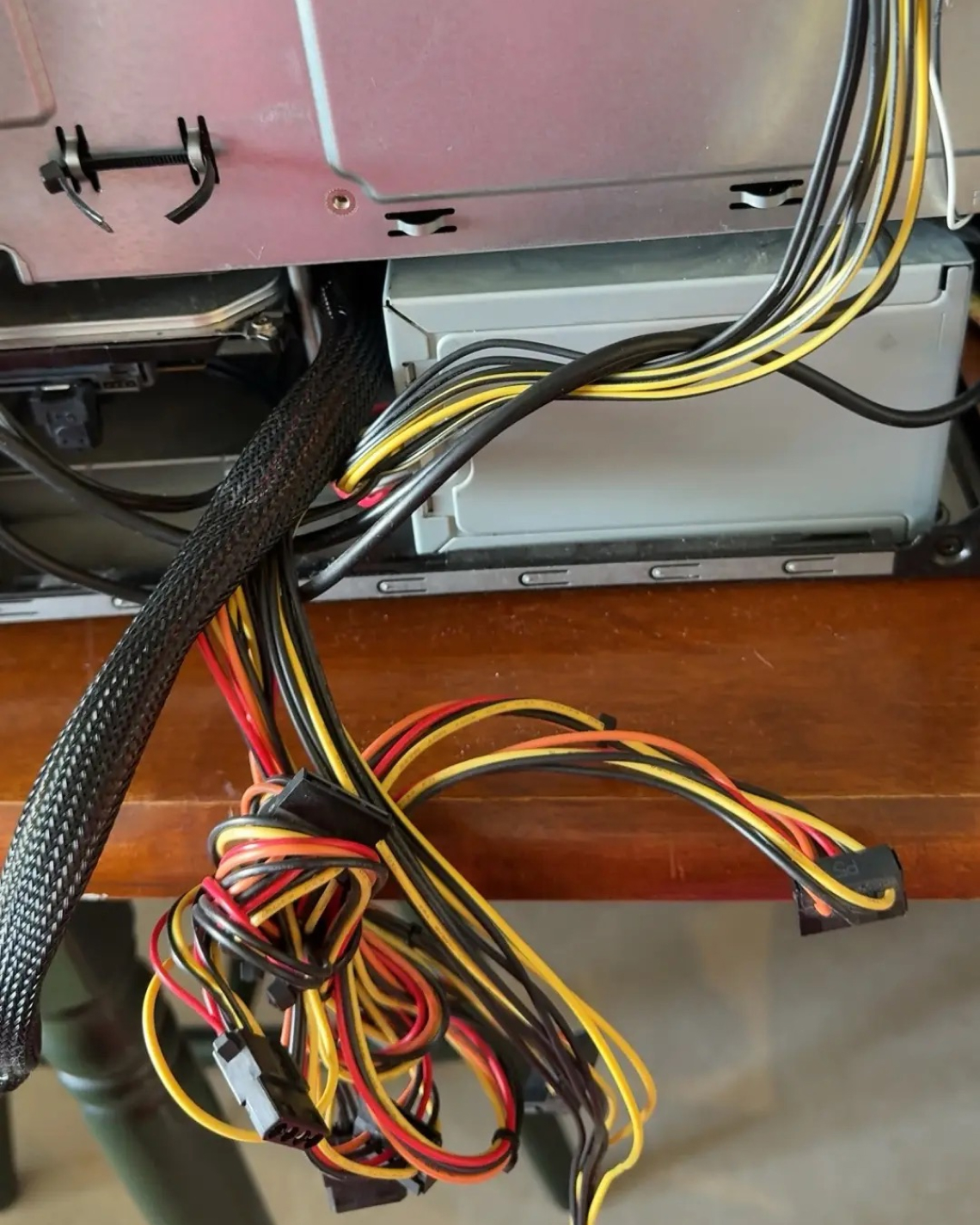PC with power supply removed